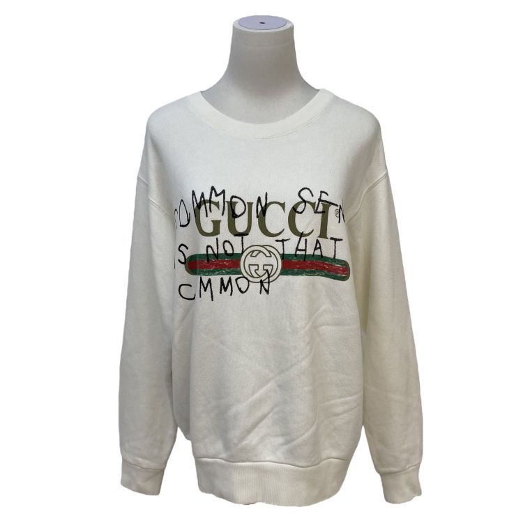 Gucci Gucci Common Sense Logo Sweatshirt Size XXS Size US XXS / EU 40 - 1 Thumbnail
