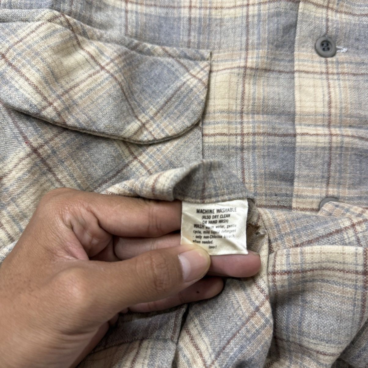 Pendleton PENDLETON pure virgin wool USA plaid flannel button vintage Size US XXL / EU 58 / 5 - 5 Thumbnail