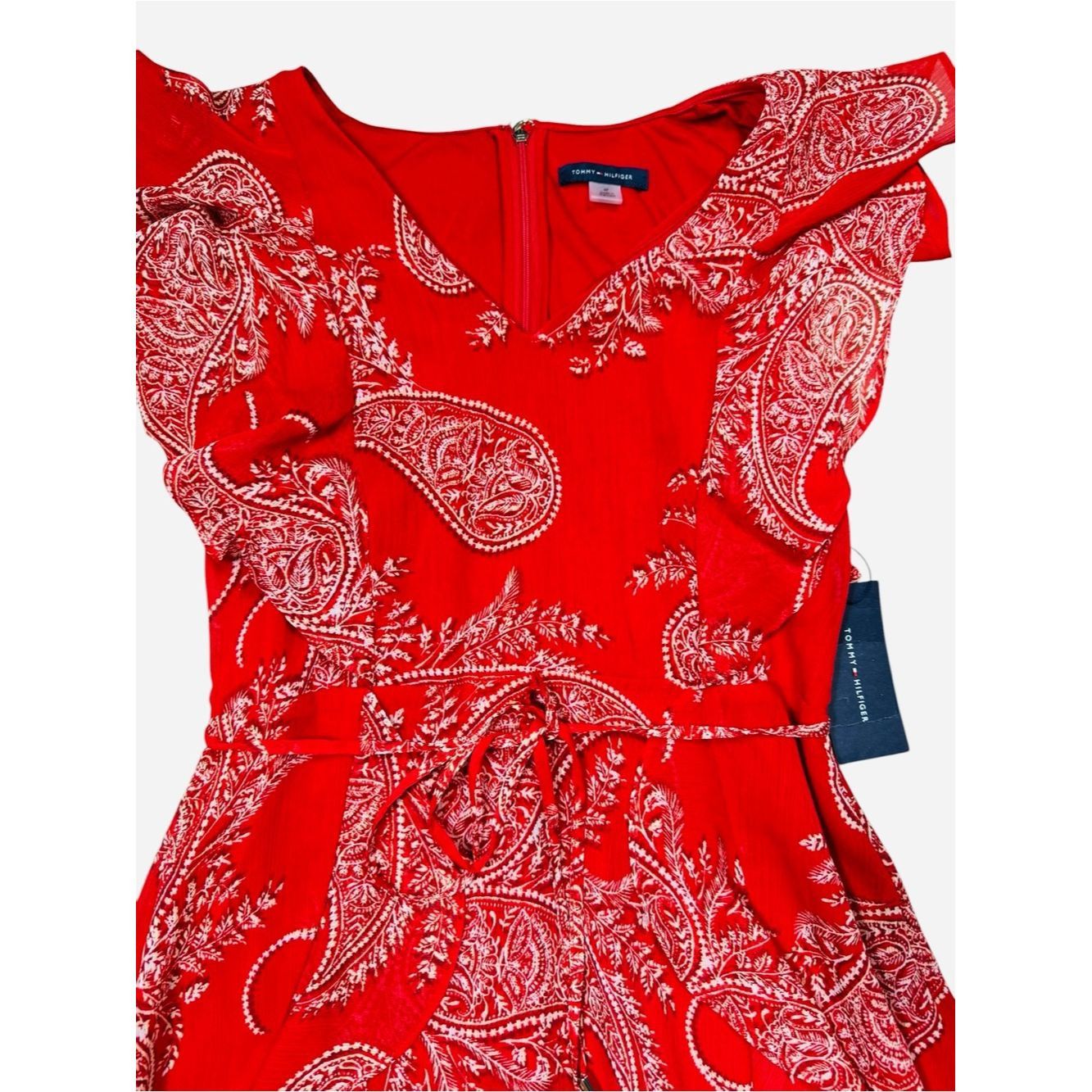 Tommy Hilfiger NWT New $129 TOMMY HILFIGER Sleeveless Ruffle Dress In Samb Size M / US 6-8 / IT 42-44 - 5 Thumbnail