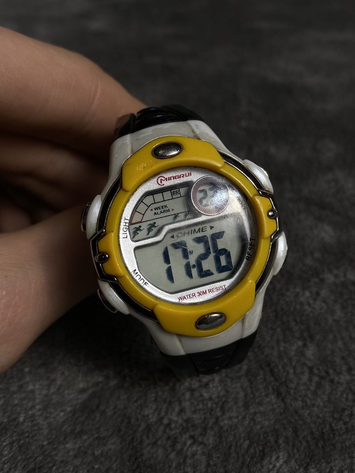 Japanese Brand Futuristic Vintage Japan Mingrui Digital Watch Work 100% Size ONE SIZE - 2 Thumbnail