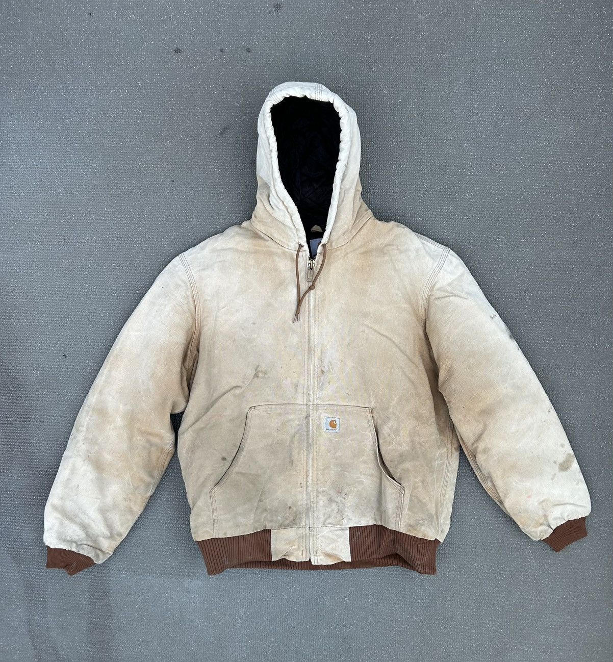 Carhartt Carhartt work jacket tall faded distressed USA made Size US L / EU 52-54 / 3 - 2 Thumbnail