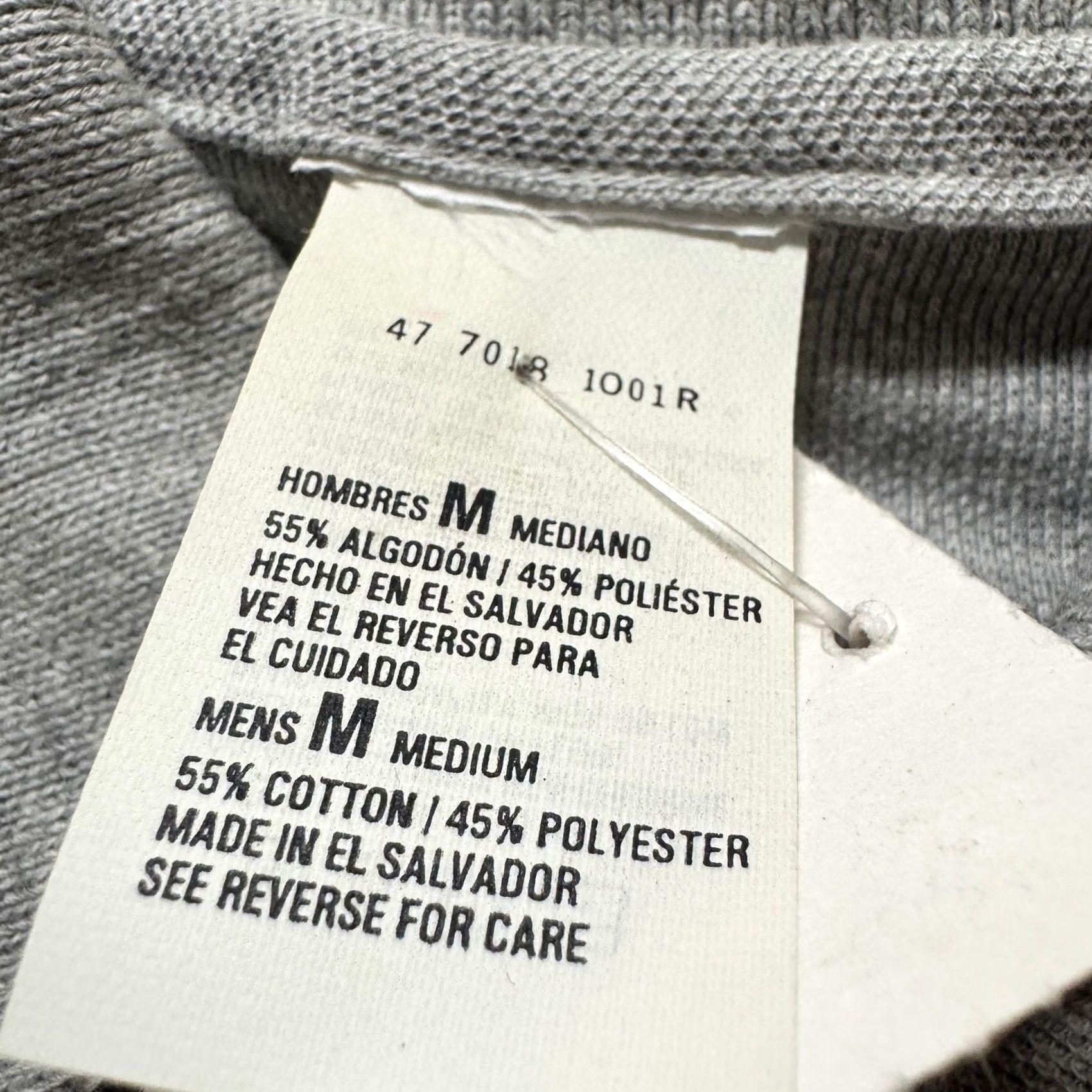The Unbranded Brand VTG The Unbranded Brand Polo Shirt Men Medium Gray Cotton Blend 1/4 Button Up Single Stitch Shirt Masculine Mens Size US M / EU 48-50 / 2 - 3 Thumbnail