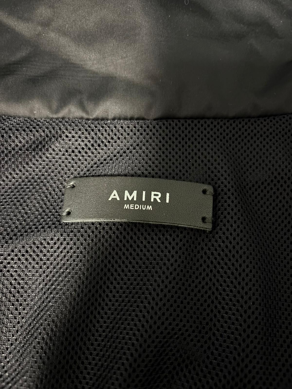 Amiri AMIRI MA Logo Black Hooded Windbreaker Jacket - Size Medium Size US M / EU 48-50 / 2 - 4 Thumbnail