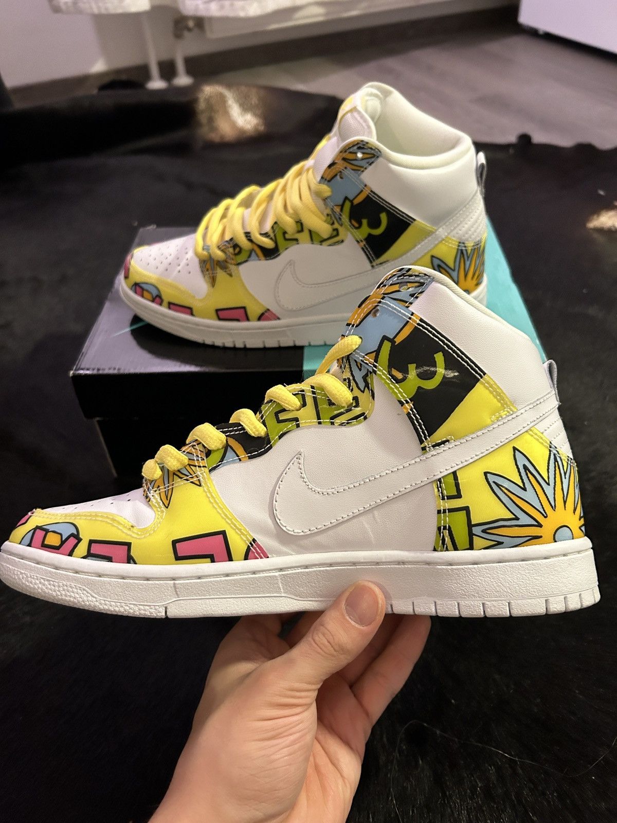 Nike Nike Sb Dunk High ”De La Soul” (2015) Size US 9 / EU 42 - 2 Thumbnail