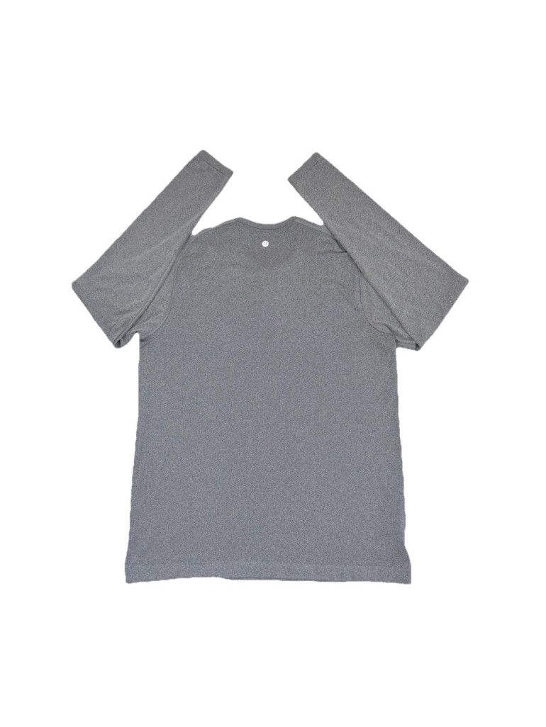 Lululemon LULULEMON METAL VENT LONG SLEEVE HEATHERED LIGHT GREY LARGE Size US L / EU 52-54 / 3 - 5 Thumbnail