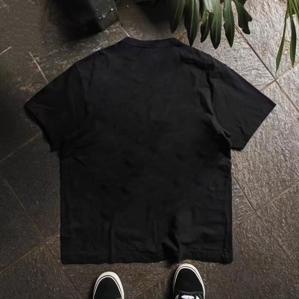 Vintage Black washed retro black cat print t-shirt Size US M / EU 48-50 / 2 - 2 Thumbnail
