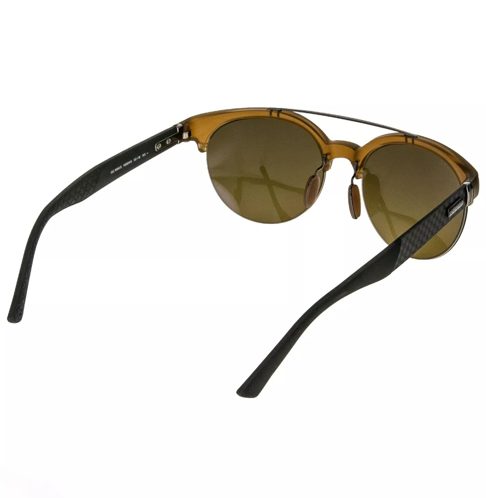 Gucci GUCCI Round GG1069S Matte Brown Bronze Sport Sunglasses 1069 Size ONE SIZE - 6 Thumbnail