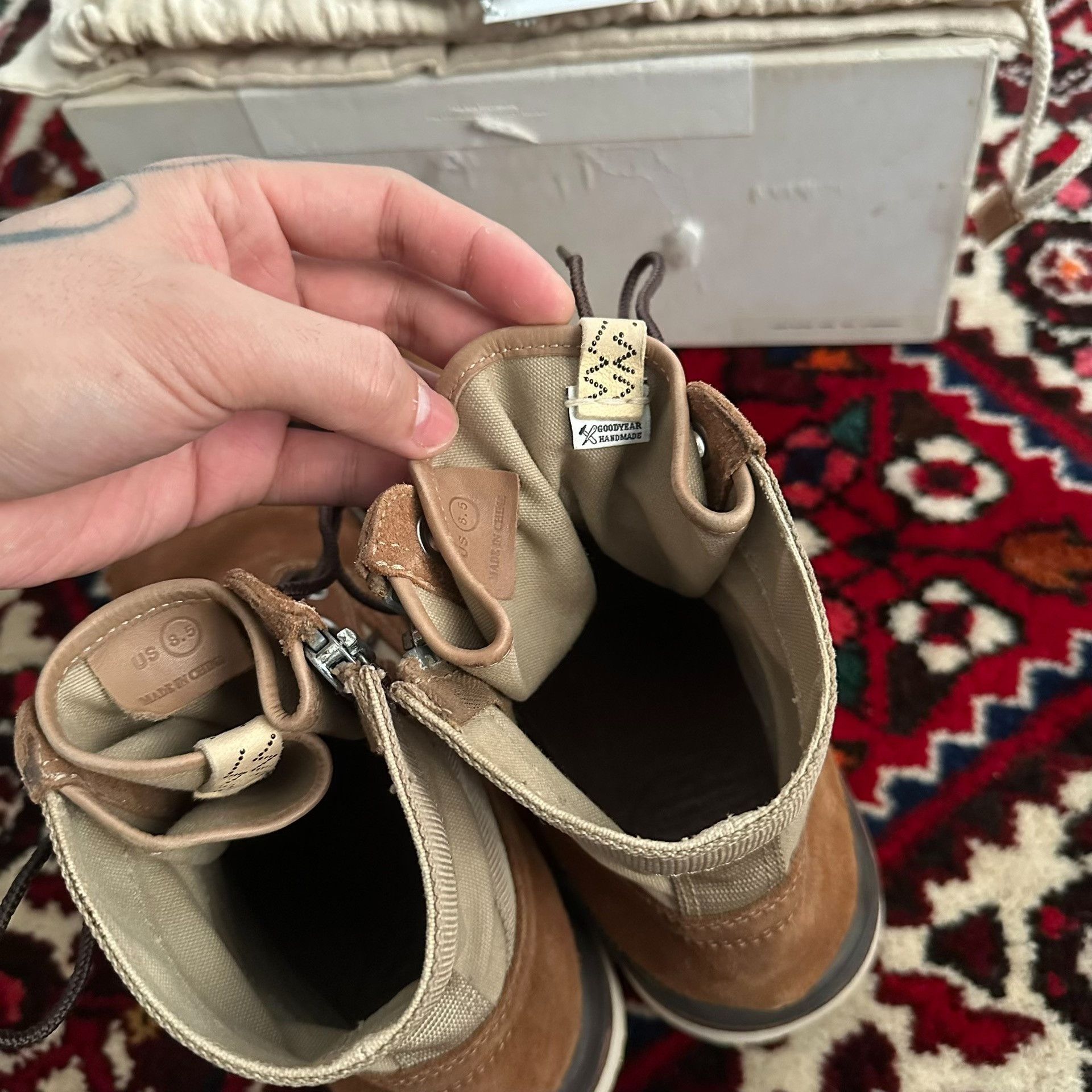 Visvim visvim 18AW 7hole Folk Camel Size US 8.5 / EU 41-42 - 8 Thumbnail