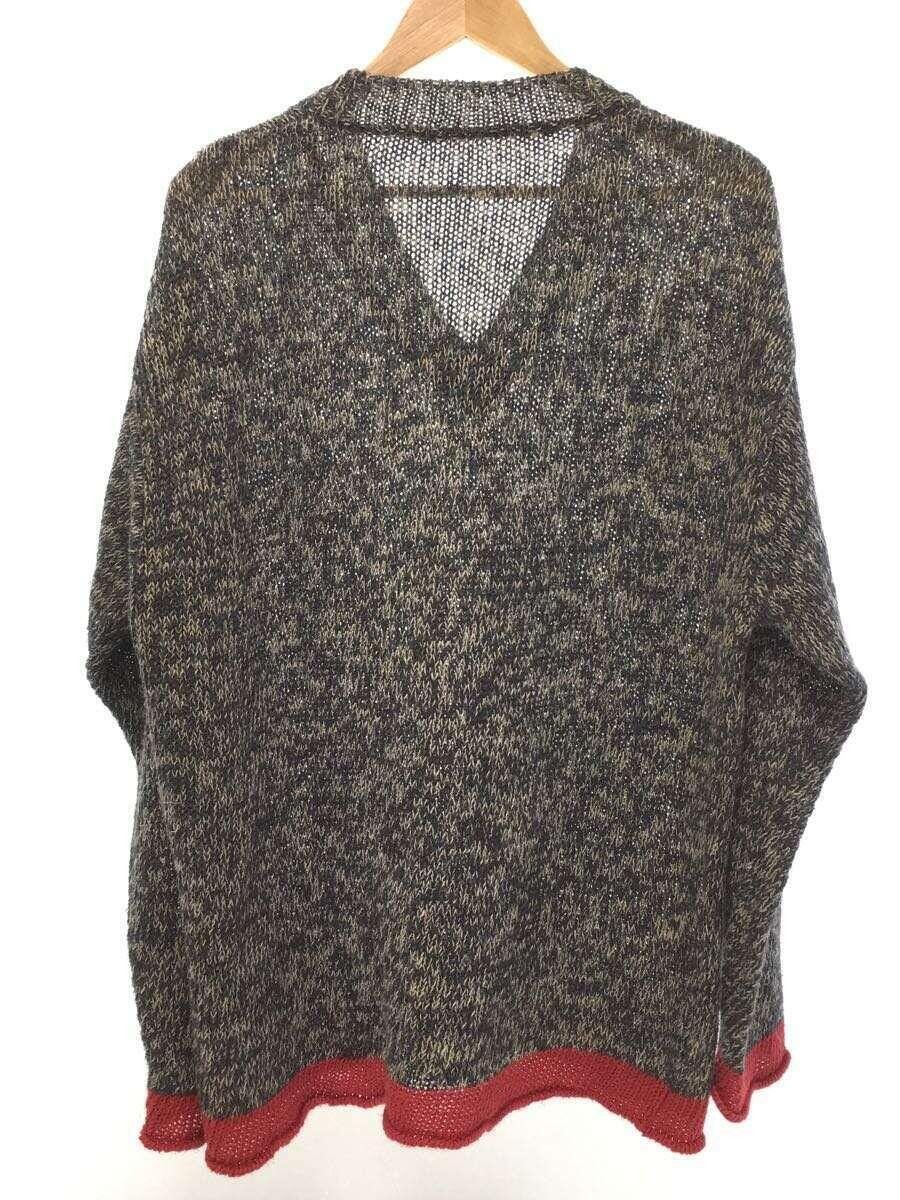 Issey Miyake Raw Hem V Neck Knit Sweater Size US M / EU 48-50 / 2 - 2 Thumbnail