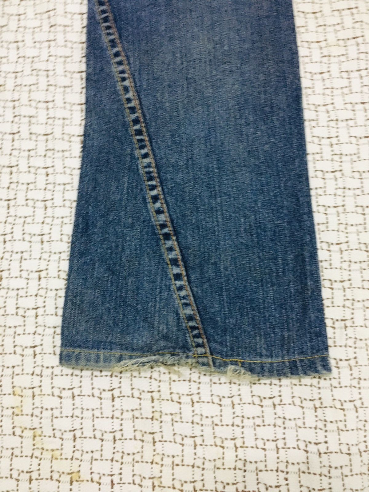 Japanese Brand Unbranded Distressed Flare Jeans (Y01) Size US 33 - 7 Thumbnail