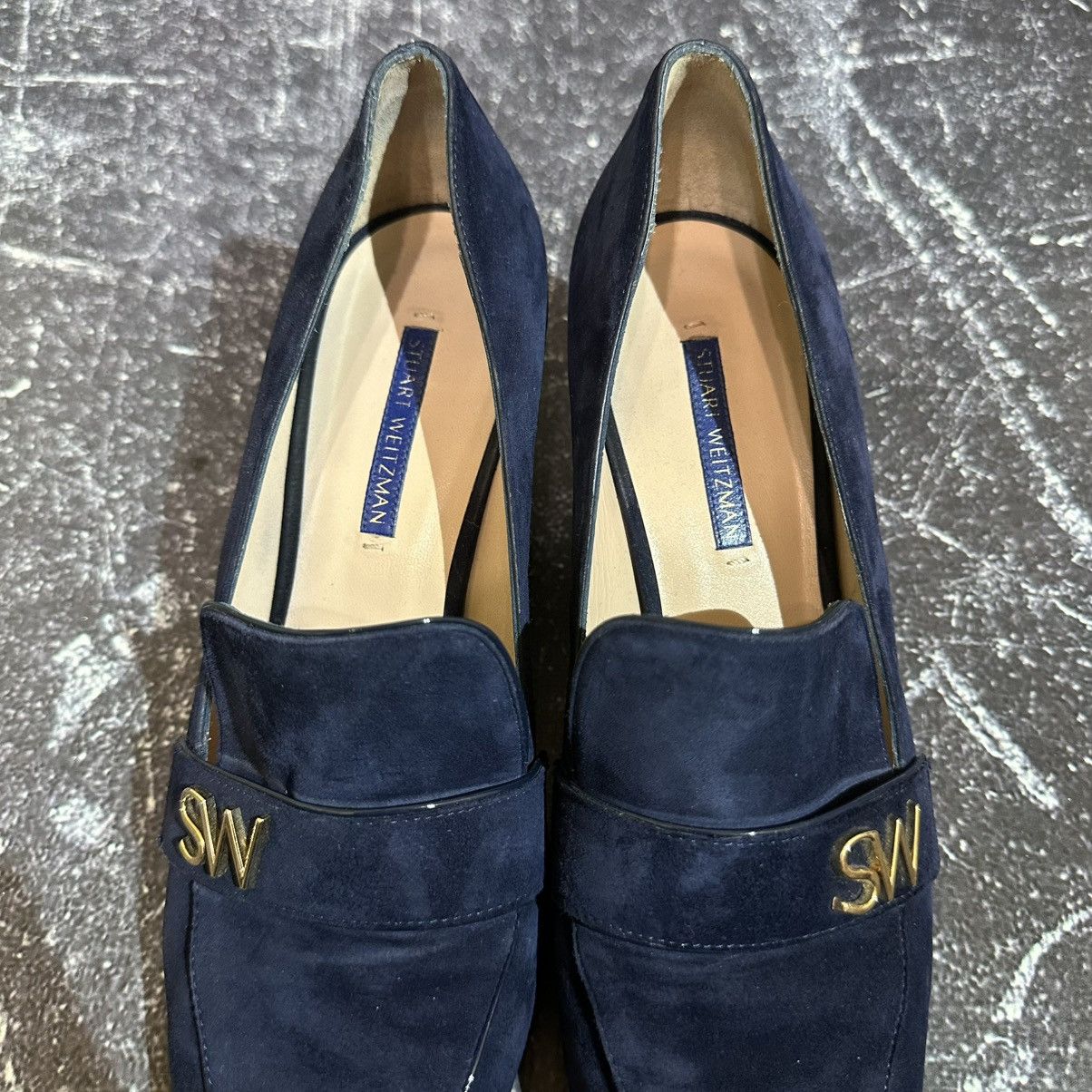 Stuart Weitzman Stuart Weitzman women’s suede loafers heels size 40 Size US 10 / IT 40 - 16 Thumbnail