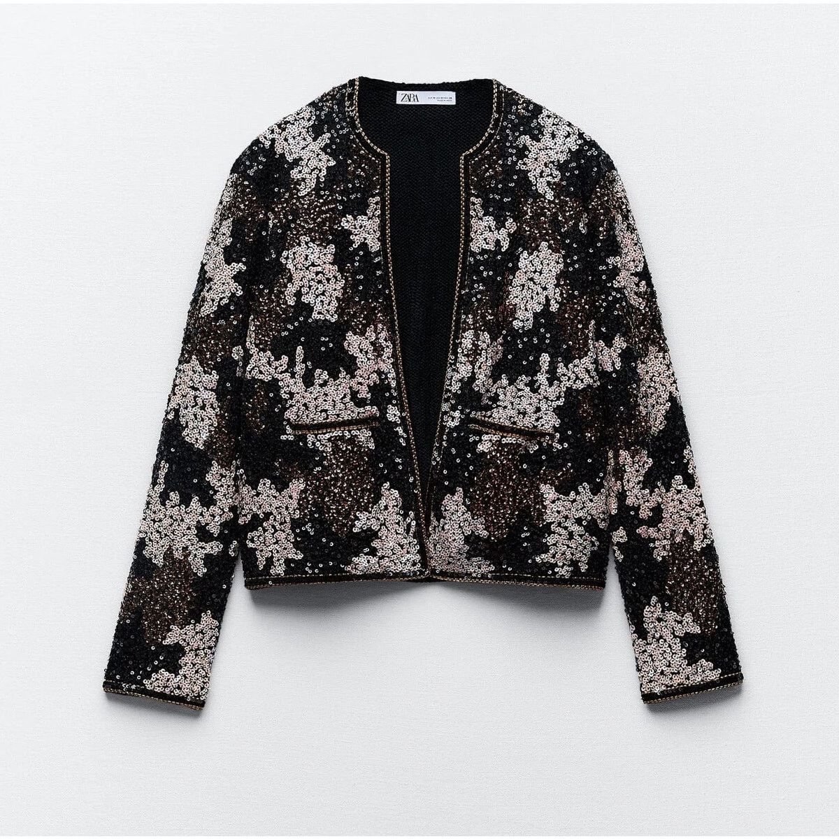 Zara RARE!!! ZARA Sequined Jacket NWT Size S / US 4 / IT 40 - 12 Thumbnail