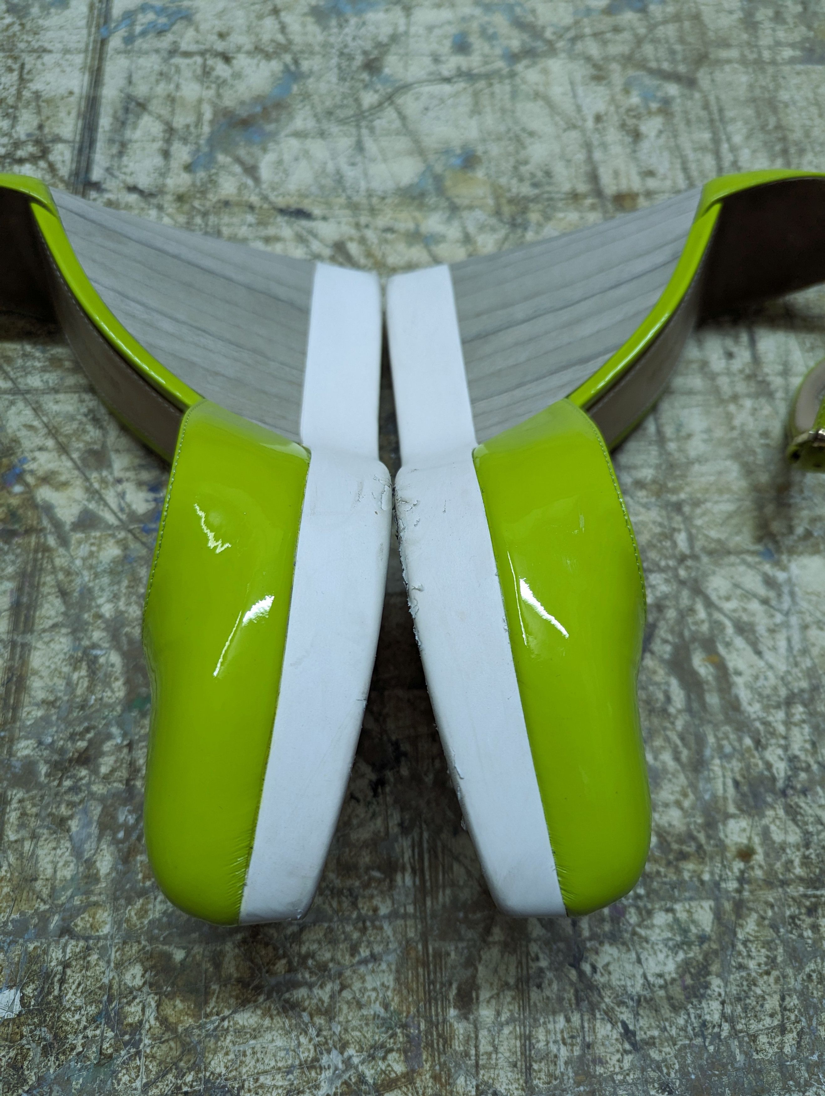 Jil Sander 00s Jil Sander Toxic Polished Platform Heels Size US 7.5 / IT 37.5 - 11 Thumbnail