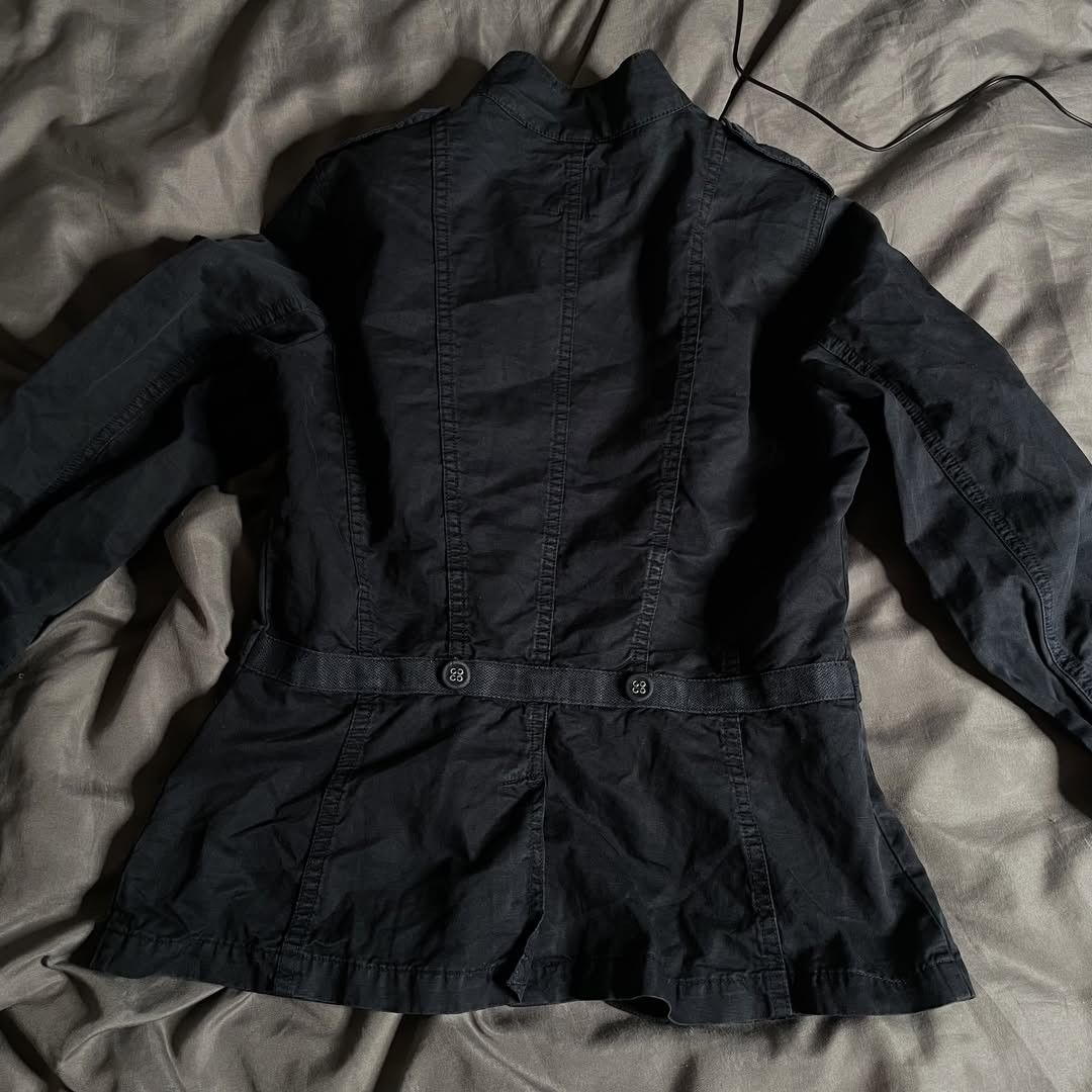 Other Vintage Archival Military Napoleon Jacket Sleaze Goth Black Size S / US 4 / IT 40 - 8 Thumbnail