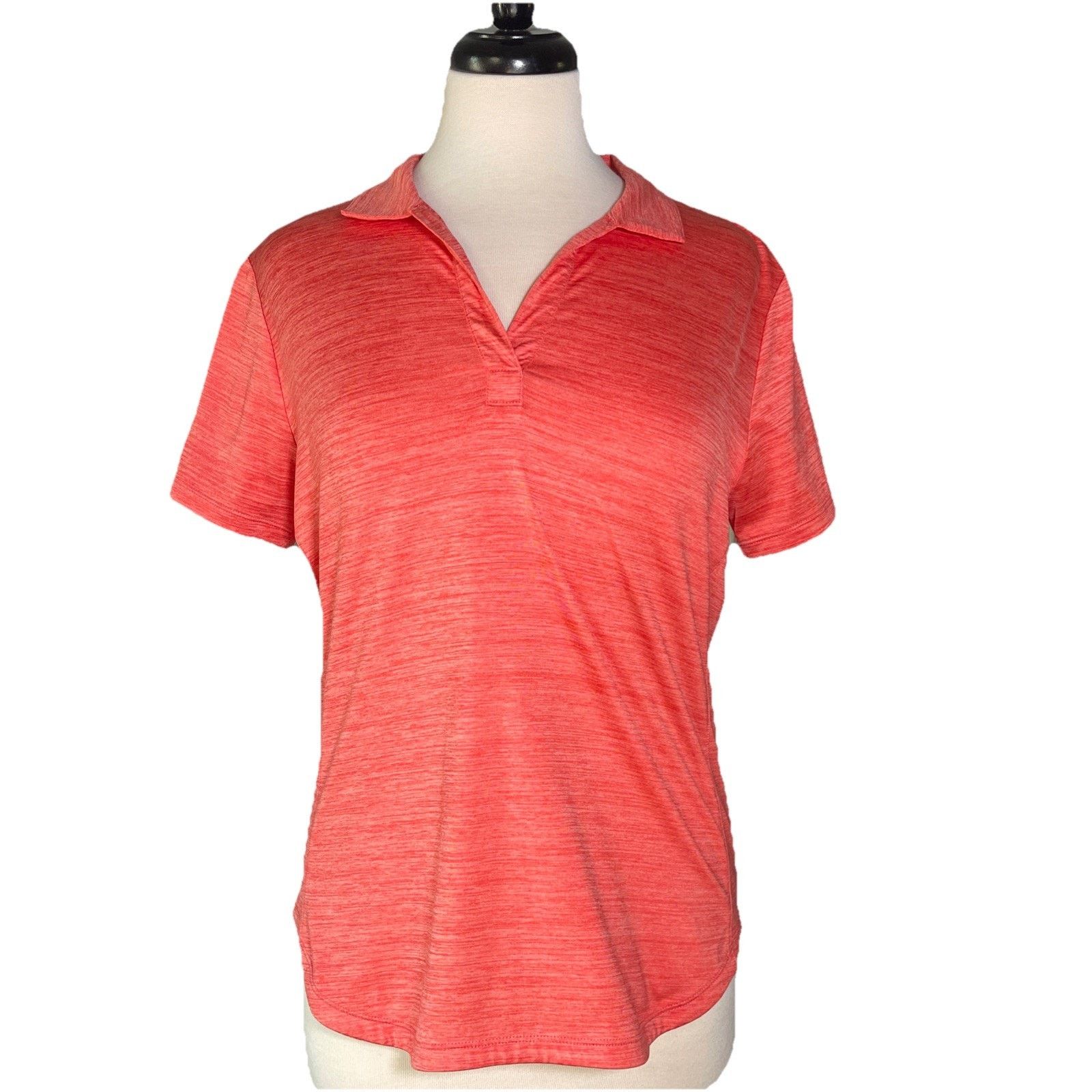 Tommy Bahama Tommy Bahama Polo Women’s SP Island Zone Orange Short Sleeve Size XS / US 0-2 / IT 36-38 - 1 Thumbnail