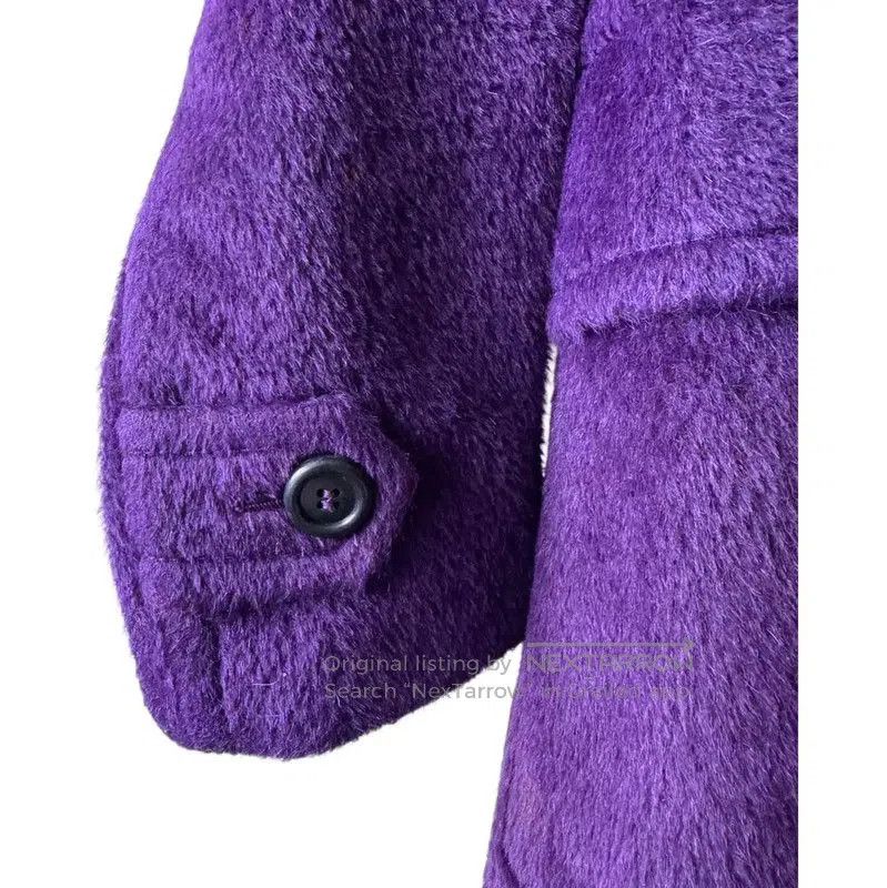 Miu Miu Miu Miu Deep Purple Wool Winter Coat . Size M / US 6-8 / IT 42-44 - 7 Thumbnail