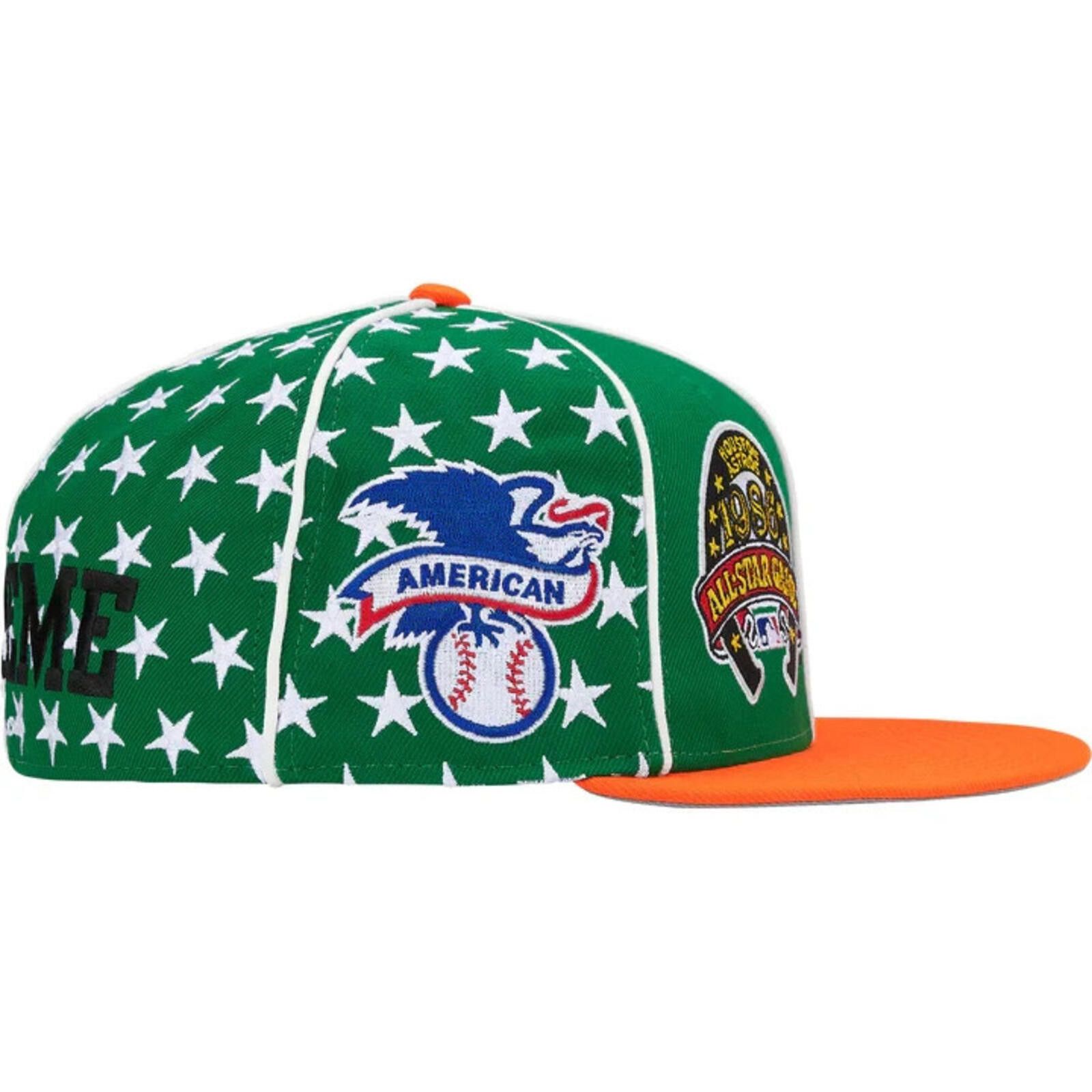 New Era Supreme Mitchell & Ness Teams New Era 59Fifty Fitted Hat Size ONE SIZE - 4 Thumbnail