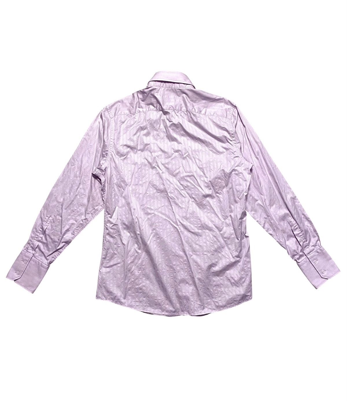 Gucci Vintage Gucci by Tom Ford Pink Long Sleeve Striped Shirt Size US S / EU 44-46 / 1 - 4 Thumbnail