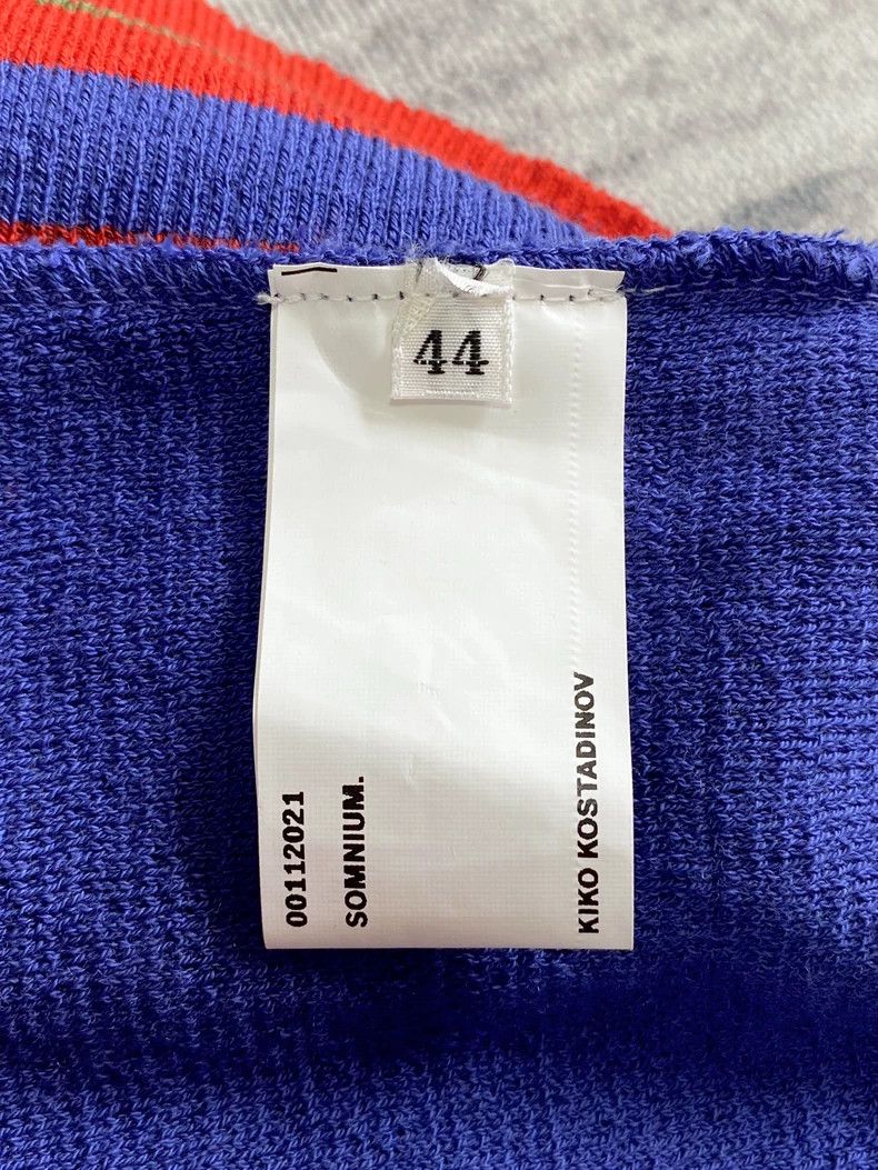 Kiko Kostadinov KIKO KOSTADINOV Dorset Purple Knit Vest Layered Sweater 25 Size US XS / EU 42 / 0 - 6 Thumbnail