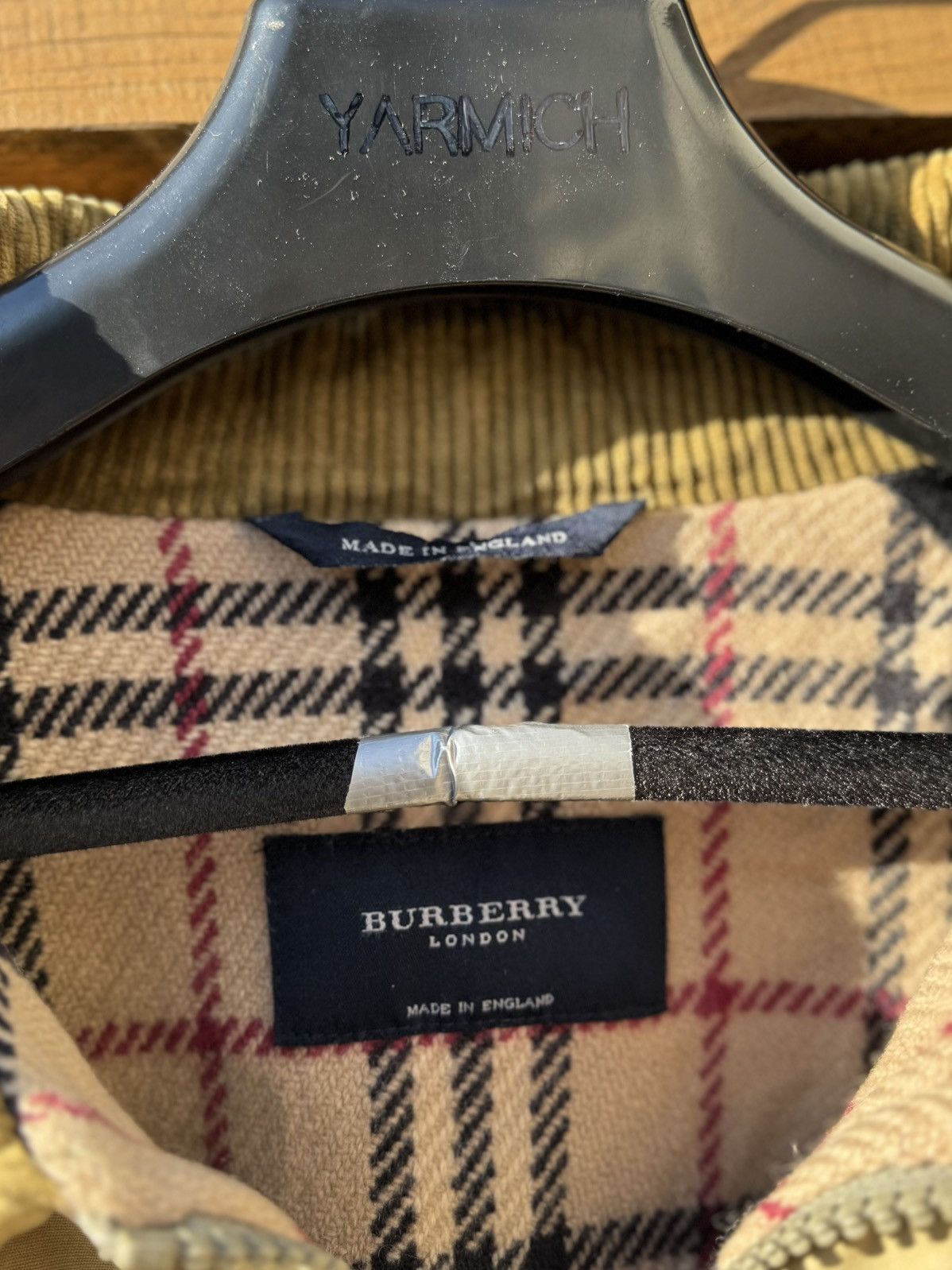 Burberry Vintage 90s Burberry London Beige Quilted Jacket Waxed Size US XL / EU 56 / 4 - 6 Thumbnail