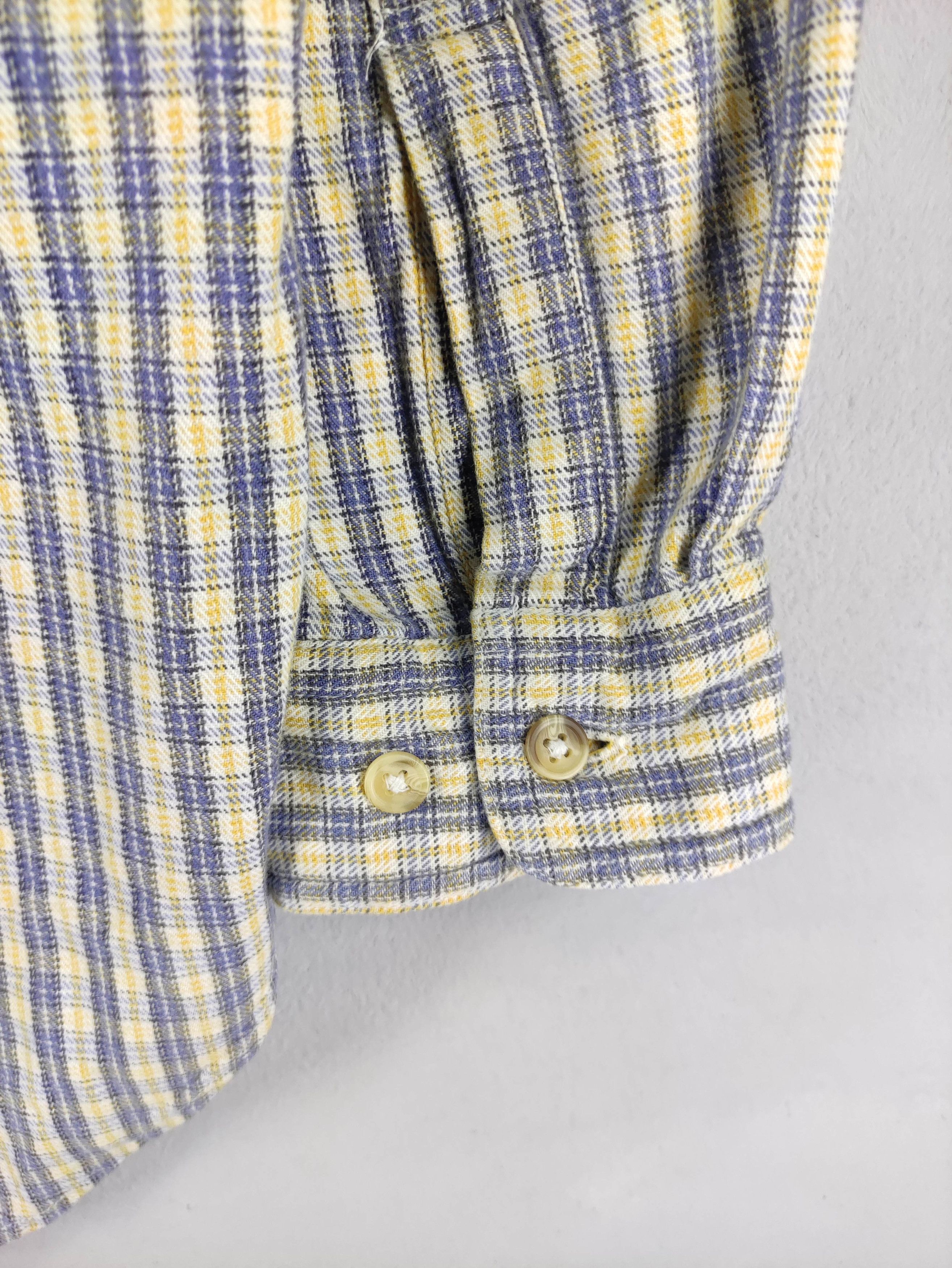 Japanese Brand Vintage Ben-Hot Shirt Checkered Button Up Long Sleeve Size US M / EU 48-50 / 2 - 3 Thumbnail