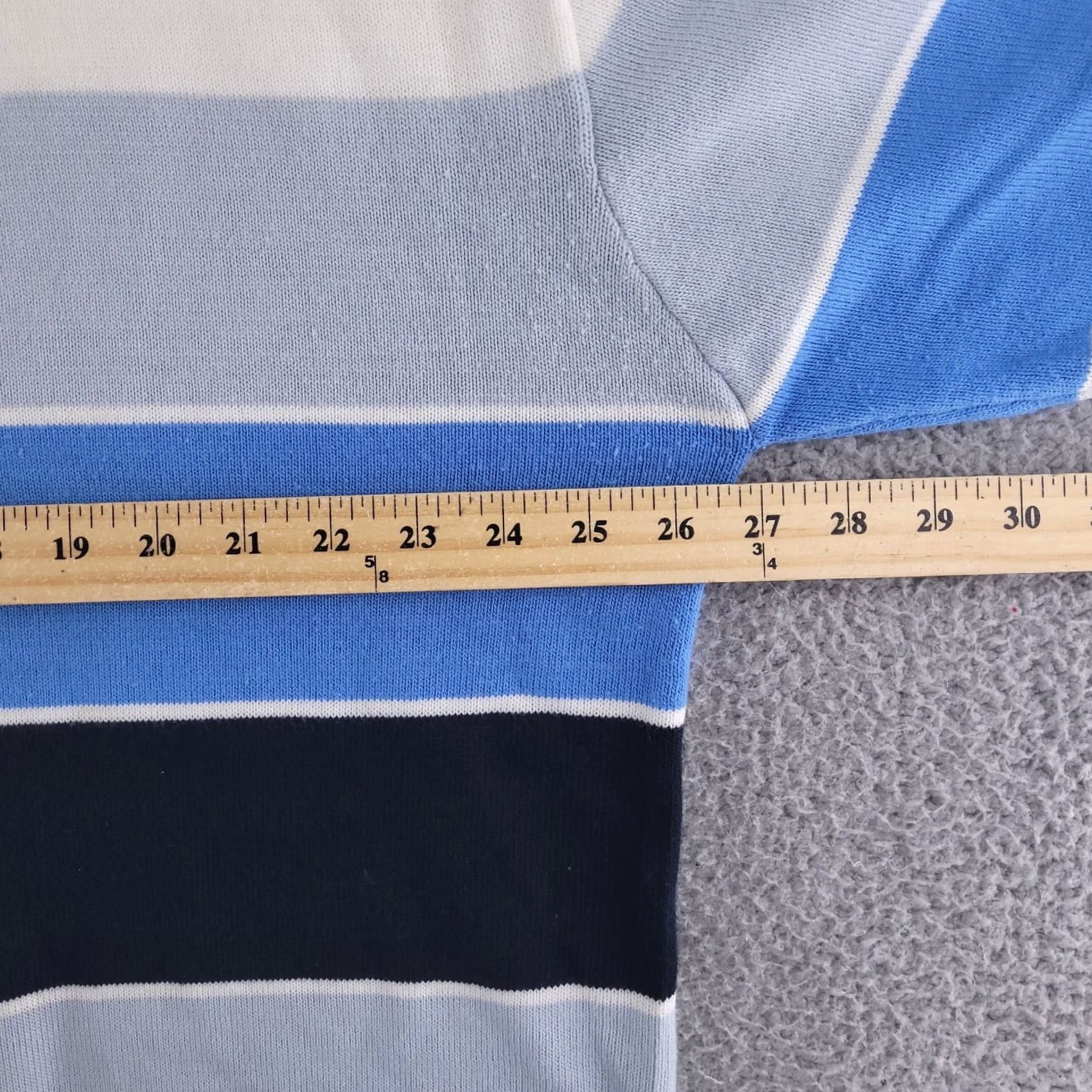 Southpole VINTAGE Southpole Sweater Mens 2XL Striped Short Sleeve Knit Retro Pullover Blue 90s Mens Size US XXL / EU 58 / 5 - 6 Thumbnail