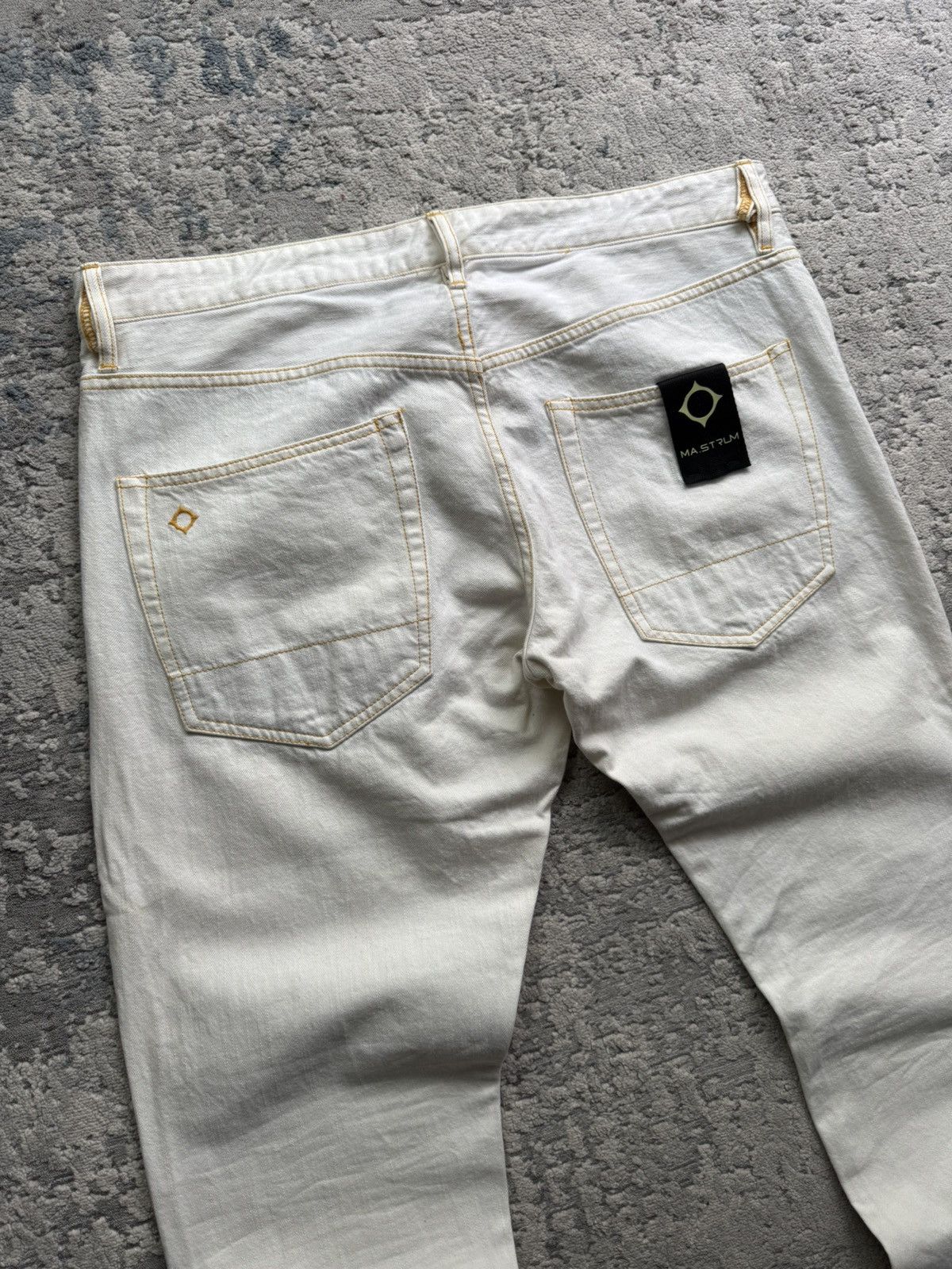 MA.STRUM Ma.Strum Cotton white/Cream Pants Size 36 Size US 34 / EU 50 - 4 Thumbnail