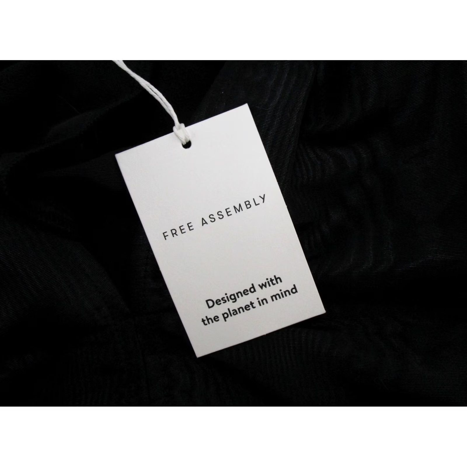 Vintage Free Assembly Blouse Shirt Womens XS Black 3/4 Sleeve Bubble Top New w/Tag Size XS / US 0-2 / IT 36-38 - 2 Thumbnail