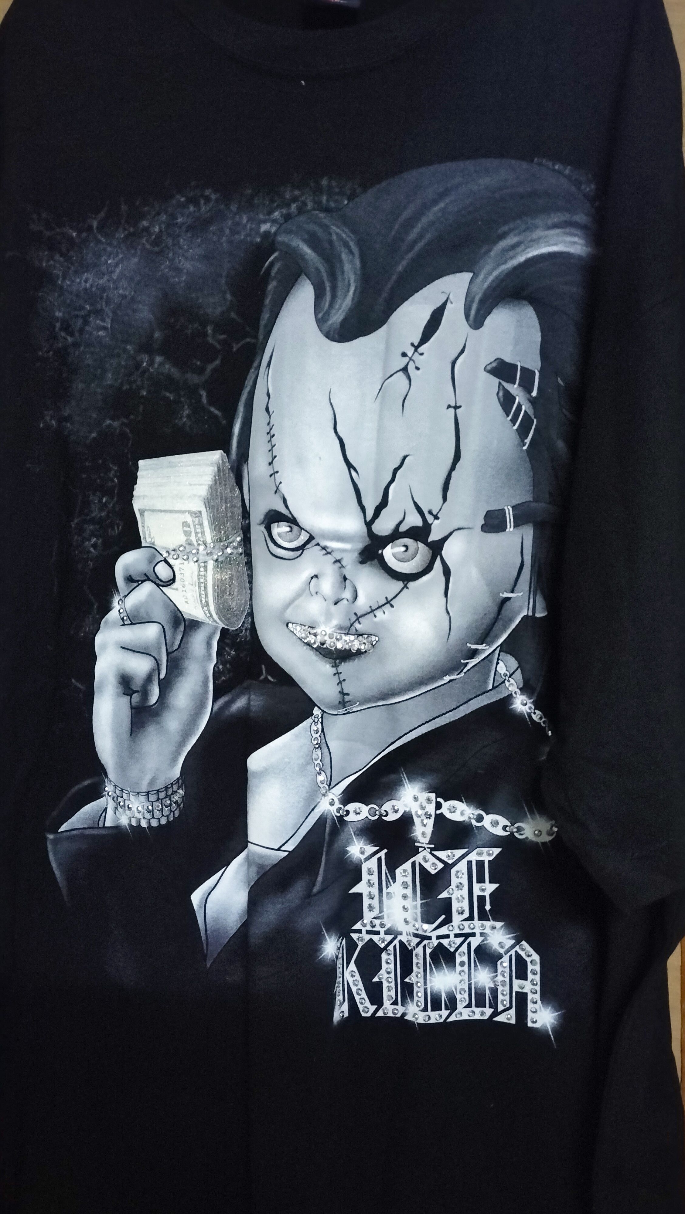 Rap Tees × Vintage Vintage Chucky Movie tees Fashion Hip-hop Raptees Size US XXL / EU 58 / 5 - 6 Thumbnail