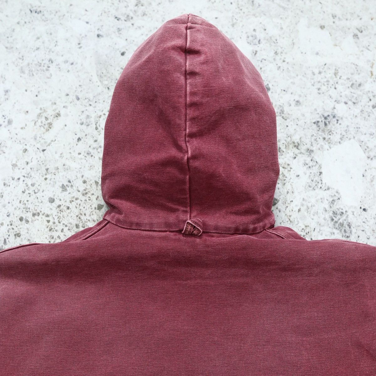 Carhartt THRASHED Vintage Carhartt J68 CRI Crimson Faded Red Jacket Size US XL / EU 56 / 4 - 16 Thumbnail