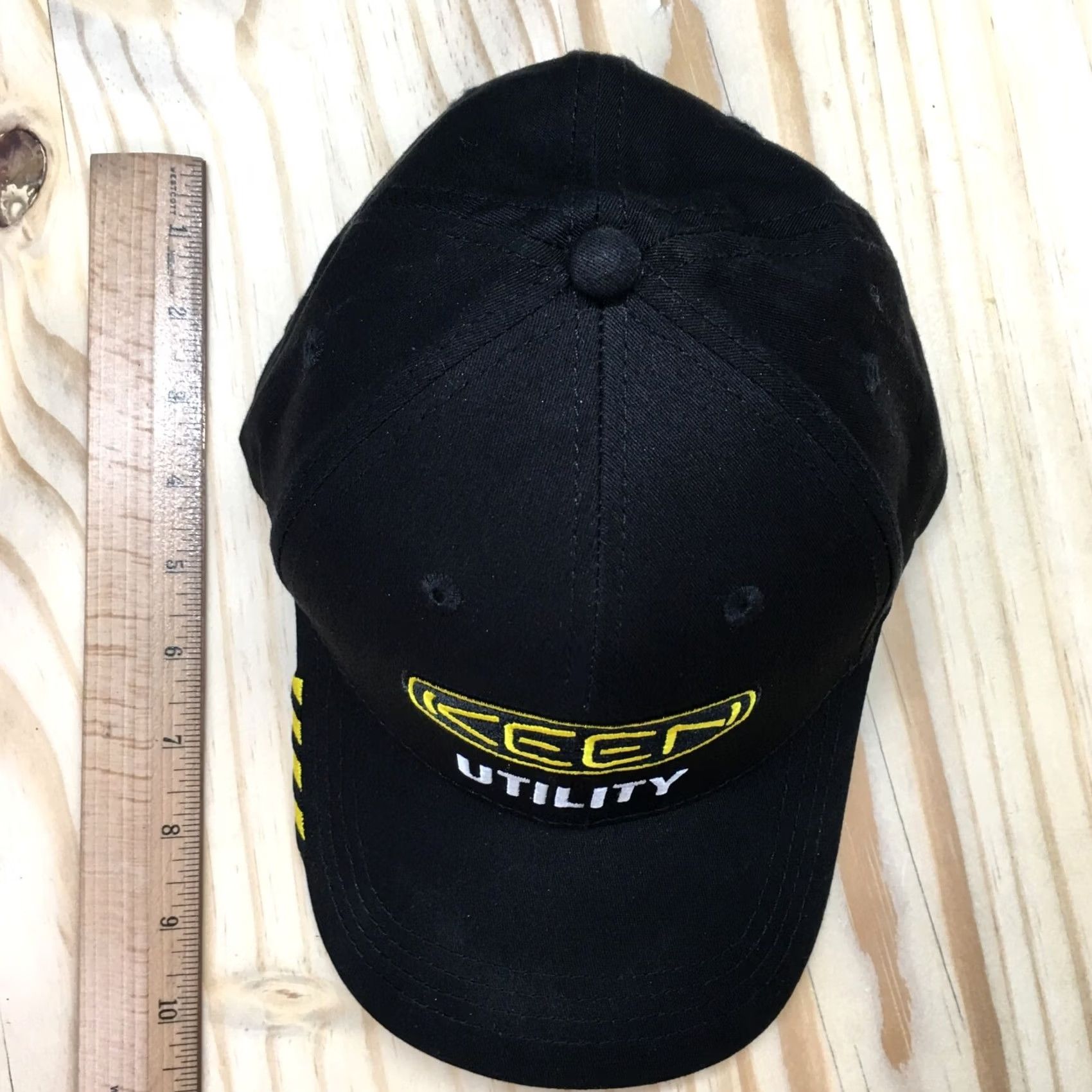 KEEN KEEN Cap Mens One Size Black Utility Baseball Adjustable Curved Brim Embroidered Logo Size ONE SIZE - 3 Thumbnail