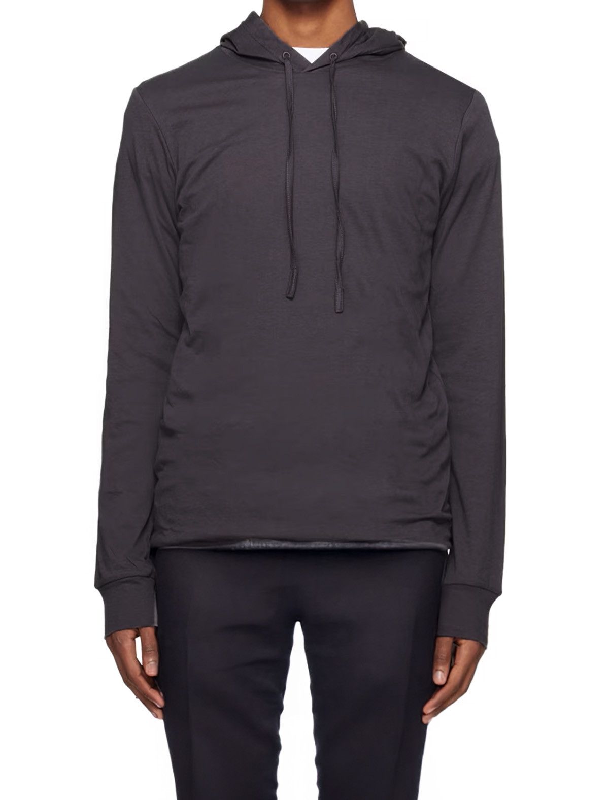 Dries Van Noten Gray Drawstring Hoodie Double Layer Size US L / EU 52-54 / 3 - 1 Thumbnail