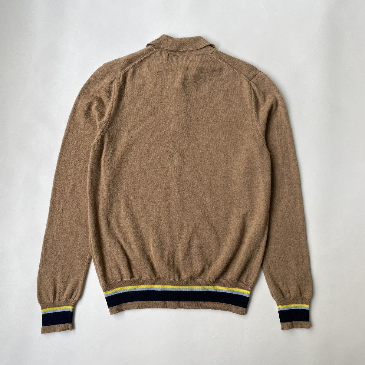 Comme des Garcons A/W 04 Camel Wool Polo Sweater Size US M / EU 48-50 / 2 - 9 Thumbnail