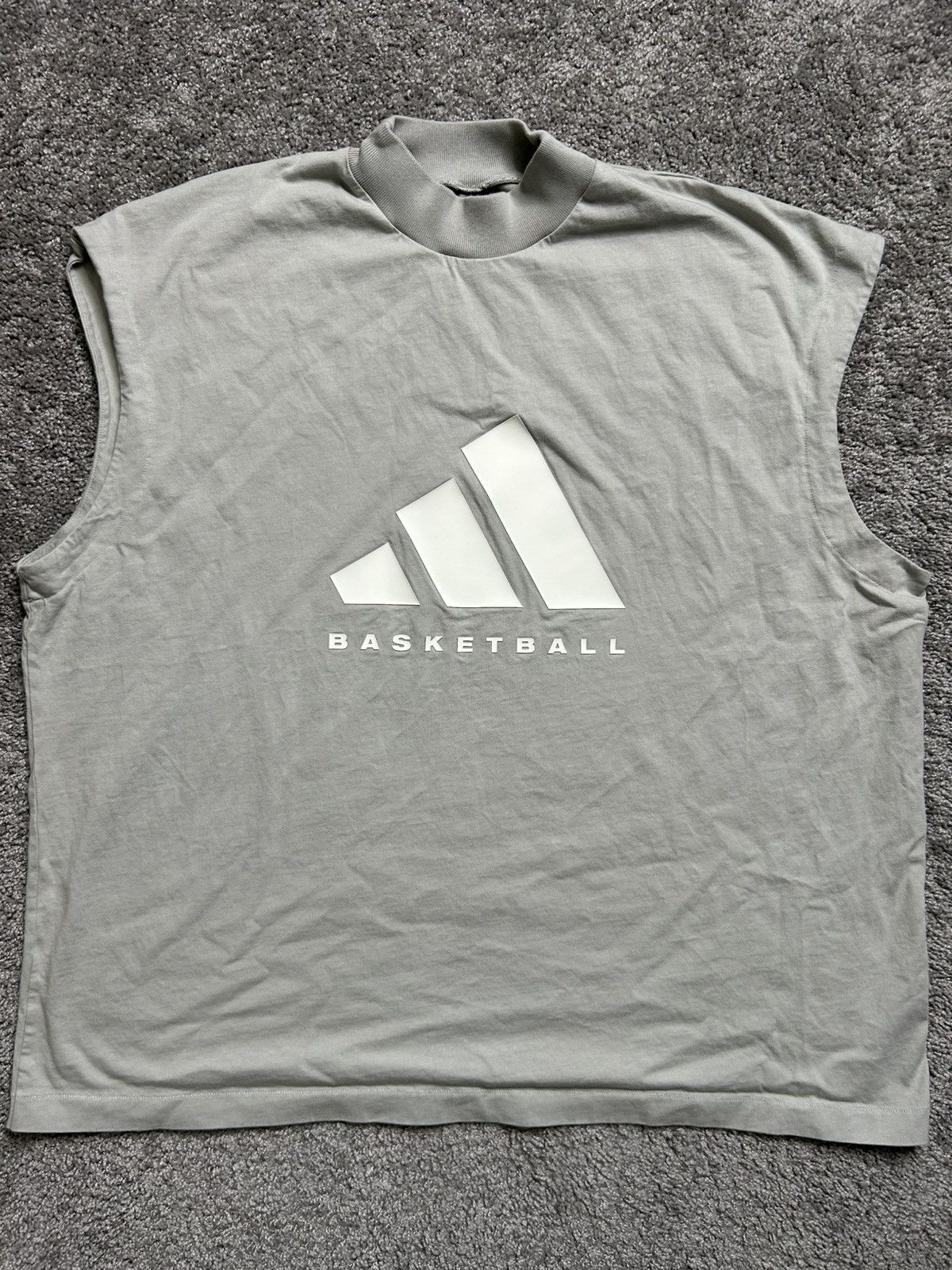 Adidas Adidas Basketball Sleeveless Shirt Cut Off Puff Size US L / EU 52-54 / 3 - 1 Thumbnail