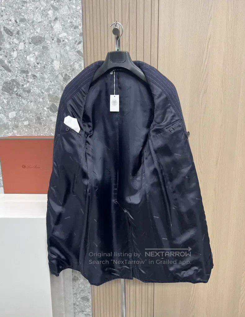 Hermes Hermes Italian striped wool coat, 100% premium wool Size US S / EU 44-46 / 1 - 4 Thumbnail