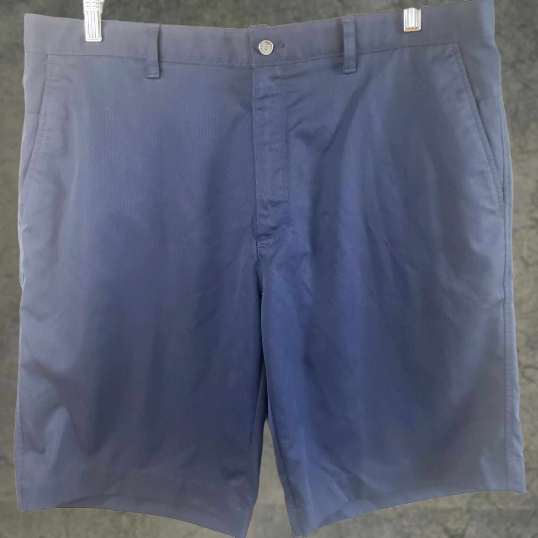 Volcom Volcom Men's Shorts Chino Blue Flat Front Size 38 X 10 Size US 38 / EU 54 - 1 Thumbnail
