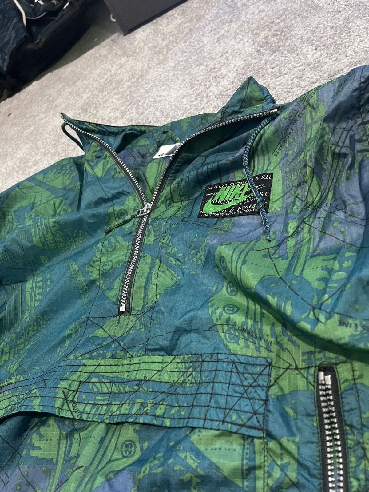 Nike Vintage Nike International Map Print Anorak Jacket Y2K Size US L / EU 52-54 / 3 - 2 Thumbnail
