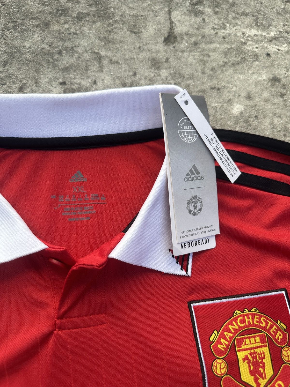 Adidas Adidas Manchester United soccer jersey Streetwear 22/23 2XL Size US XXL / EU 58 / 5 - 3 Thumbnail