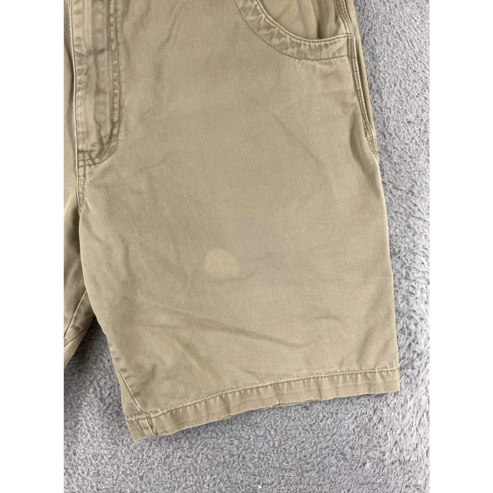 Vintage Cabela's Men Shorts Cargo Hammer Loop 38 Beige Cotton Twill Workwear Size US 38 / EU 54 - 4 Thumbnail