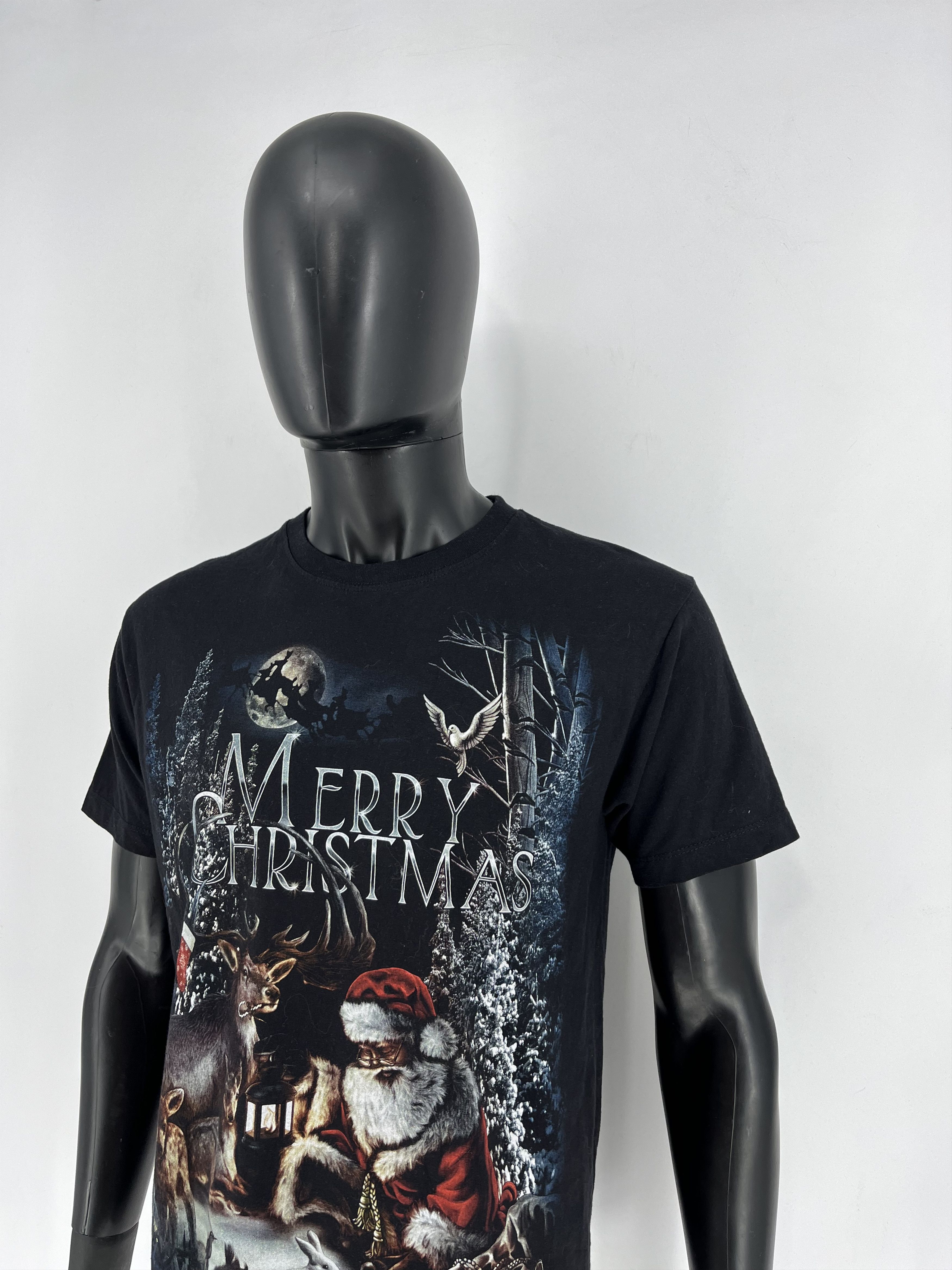 Band Tees × Vintage Vintage Y2K Merry Christmas WILD Hevy Matal Streetwear Size US M / EU 48-50 / 2 - 4 Thumbnail