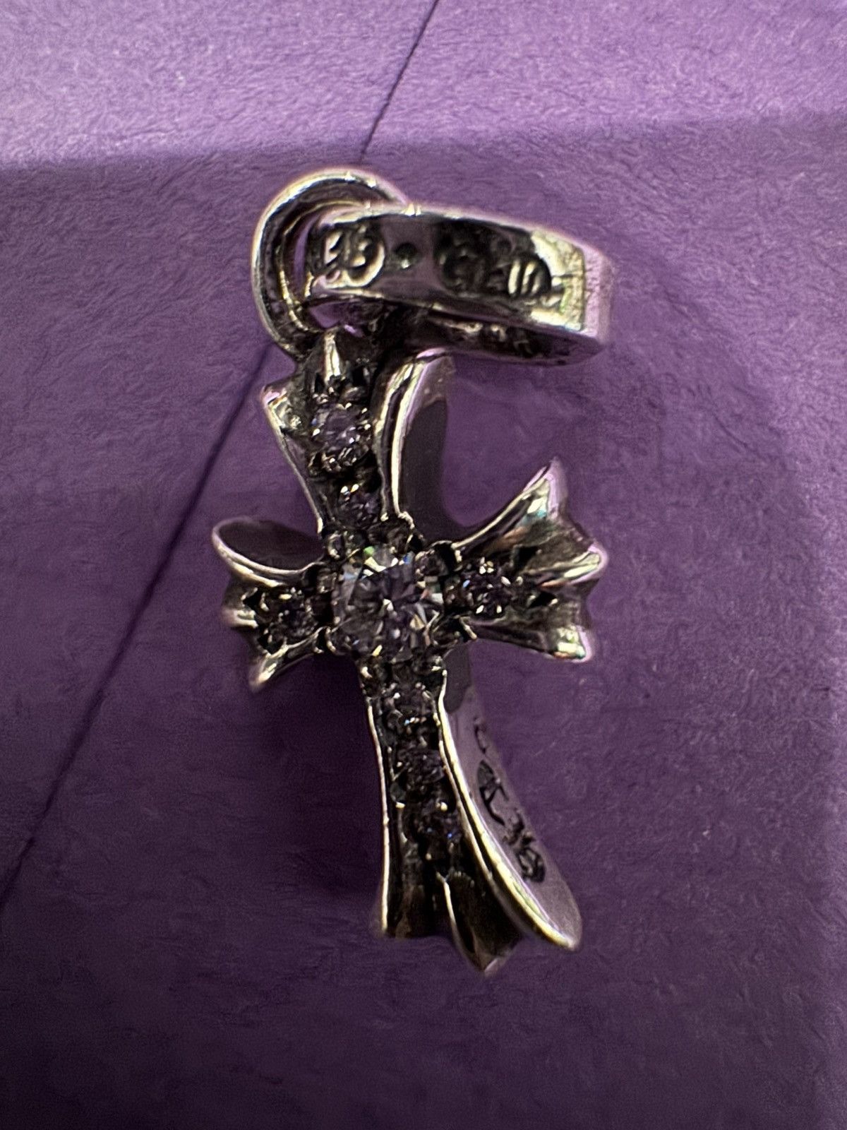 Chrome Hearts Chrome Hearts Baby Fat Pedant w/ Pave Diamonds Size ONE SIZE - 1 Thumbnail