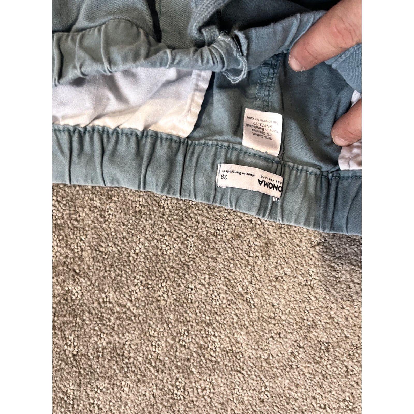 Vintage Sonoma Men's Cargo Shorts Outdoor 38 Blue Waste Above Knee Size US 38 / EU 54 - 3 Thumbnail