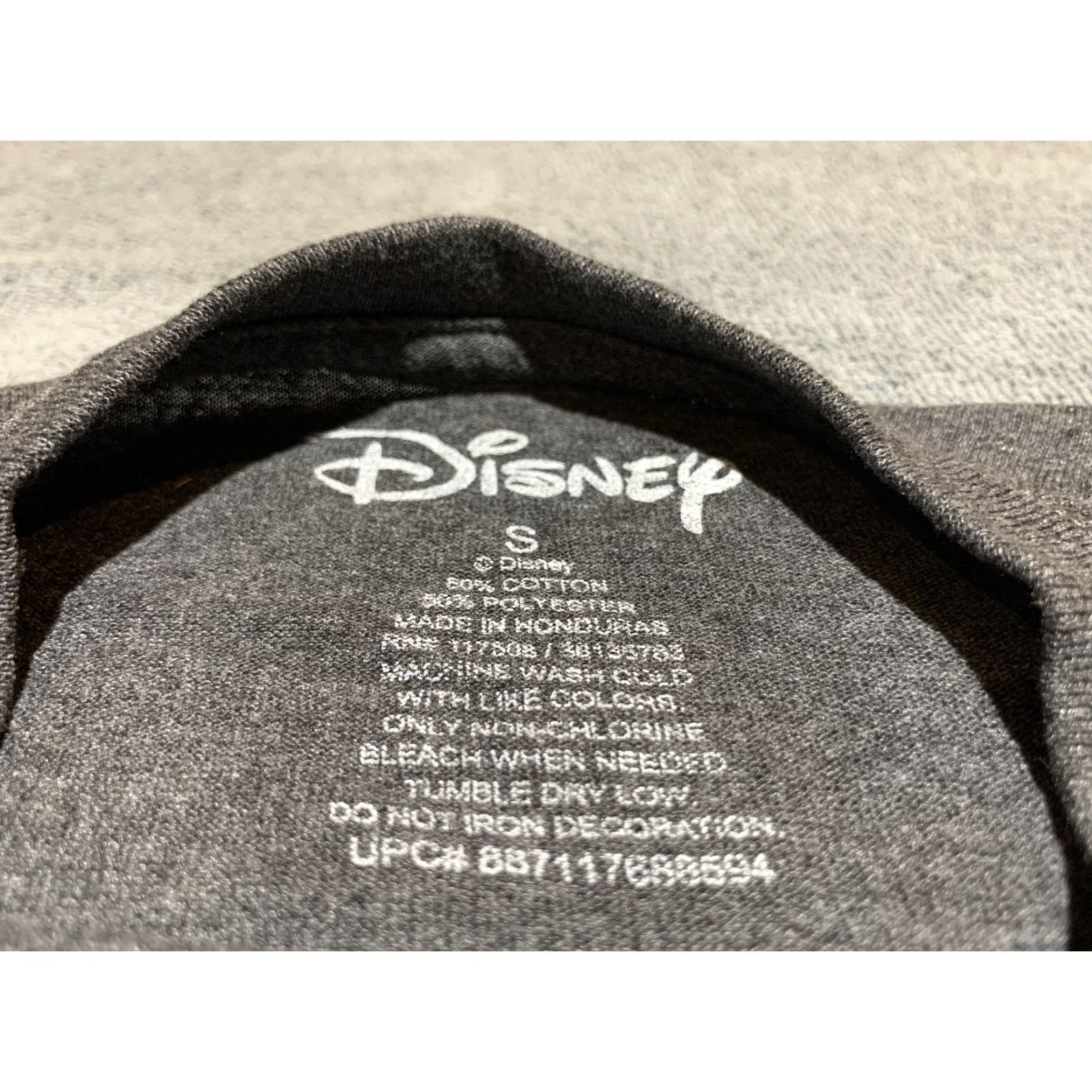 Disney VINTAGE Mickey Mouse Disney T-Shirt Shirt Unisex Adults Small S Gray Gray Mickey Mouse 90s? Size S / US 4 / IT 40 - 3 Thumbnail