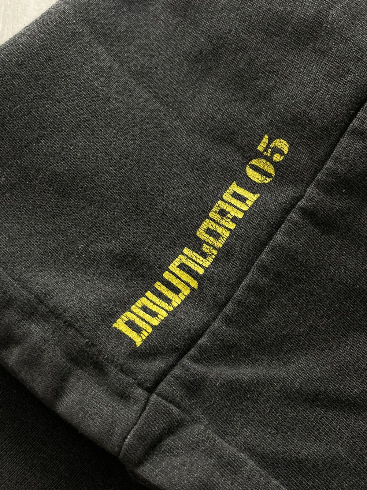 Band Tees Vintage Download 2005 T-Shirt Band Hoodie Tour Black RARE Size US L / EU 52-54 / 3 - 8 Thumbnail