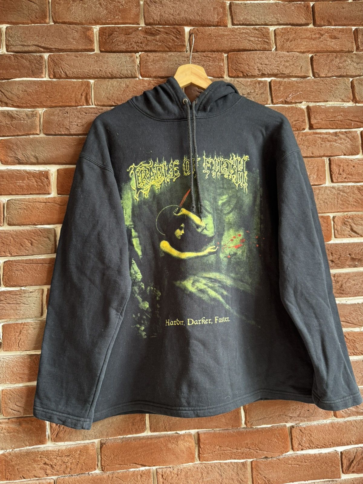 Band Tees Vintage 00s Cradle of Filth Harder Black Metal Band hoodie Size US M / EU 48-50 / 2 - 4 Thumbnail