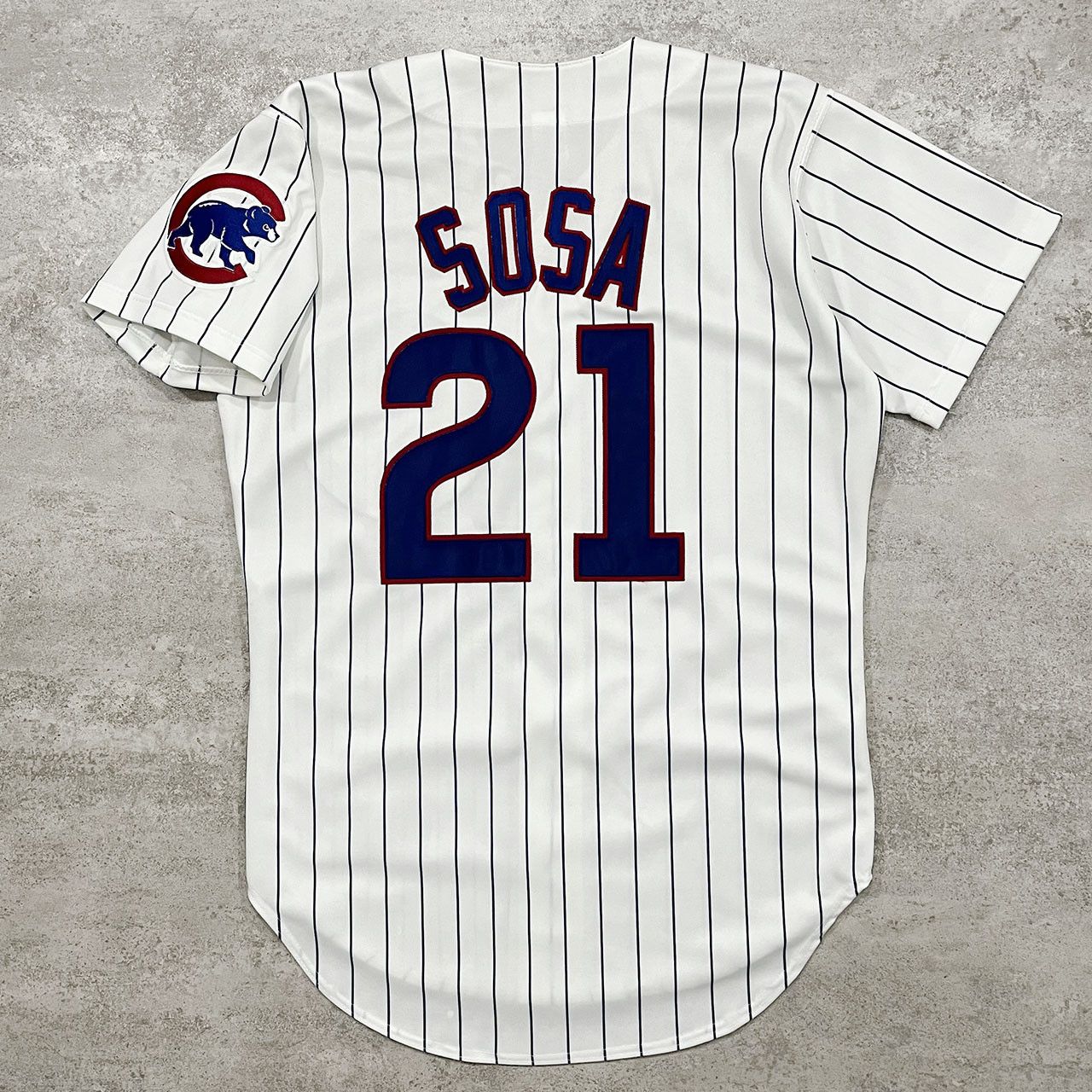 VTG 90s SAMMY SOSA CHICAGO CUBS AUTHENTIC JERSEY MADE IN USA