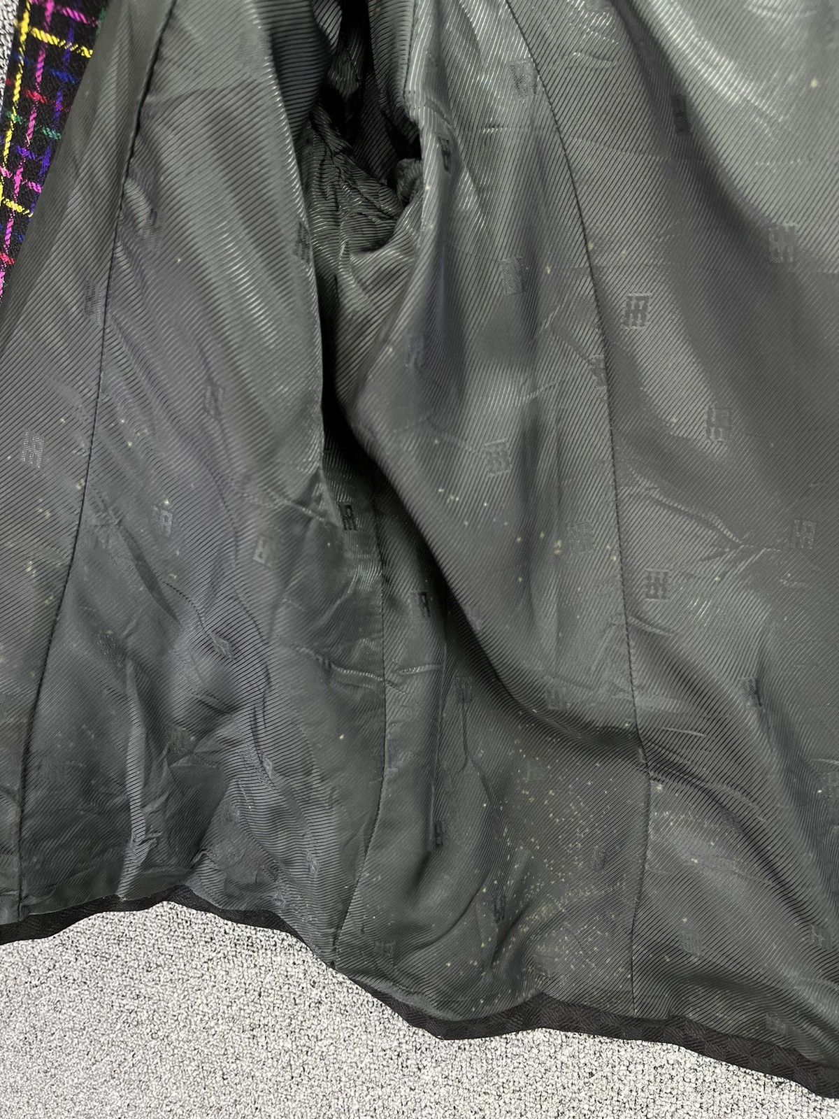 Hardy Amies Hardy Amies Shadow Plaid Checkered Cardigan Jacket Size M / US 6-8 / IT 42-44 - 12 Thumbnail