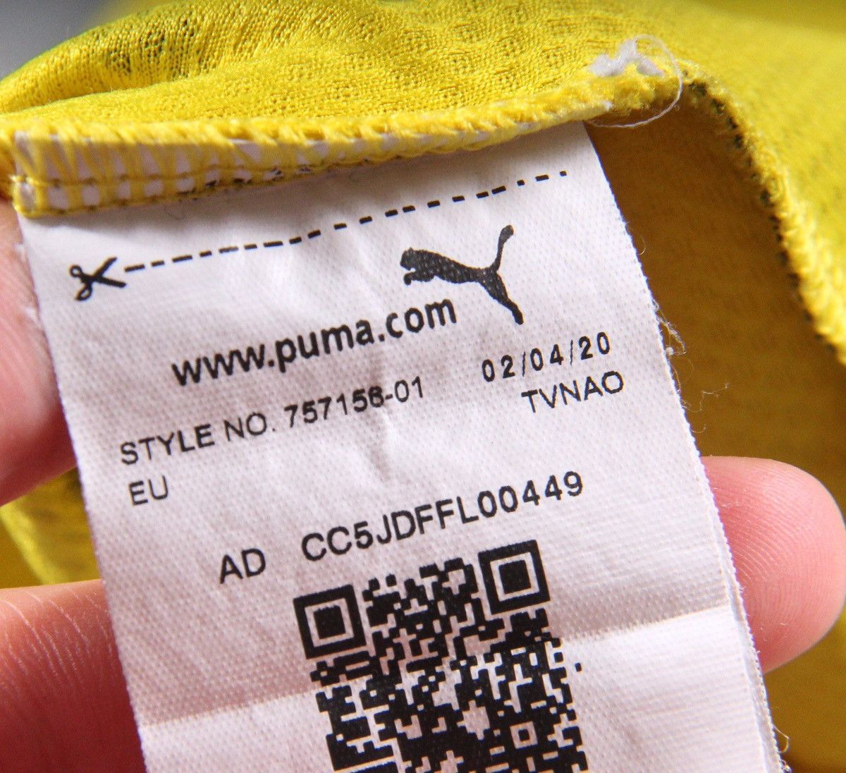 Puma Puma BVB Borussia Dortmund Soccer Haaland Shirt Yellow S Size US S / EU 44-46 / 1 - 5 Thumbnail