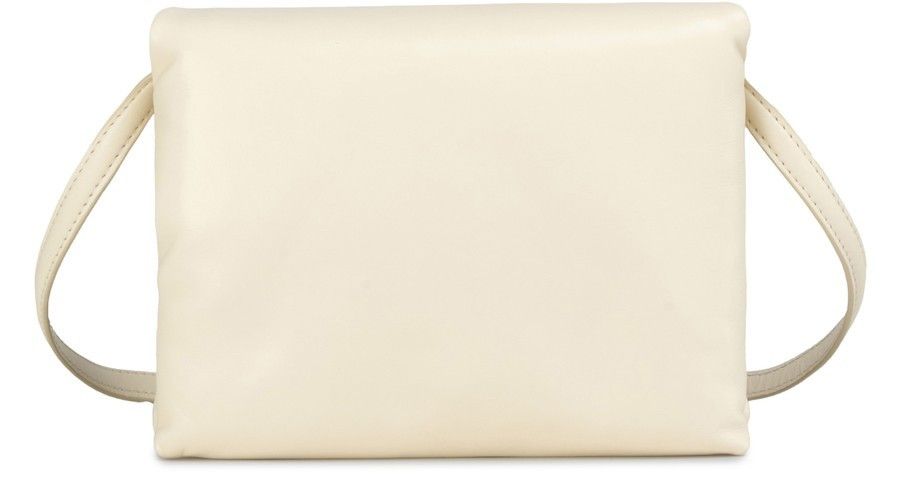 Marni o1w1db11125 Size :OS/Prisma Leather Clutch in White Size ONE SIZE - 1 Thumbnail