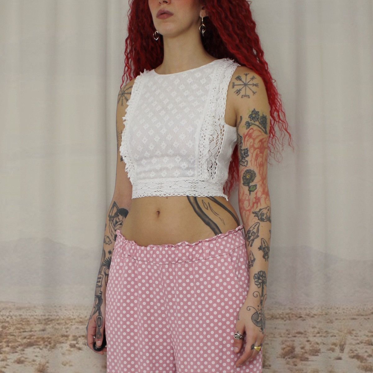 Other 🐚WHITE LACE TOP🐚 Size S / US 4 / IT 40 - 2 Thumbnail